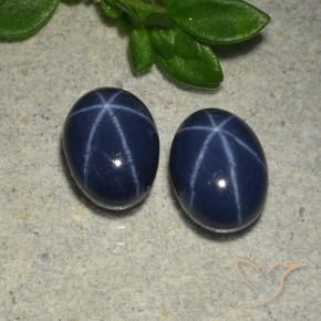 Shop natural 3.04ct ディープブルー スターサファイア gems, 楕円形, from タイ at GemSelect. In stock, global shipping!
