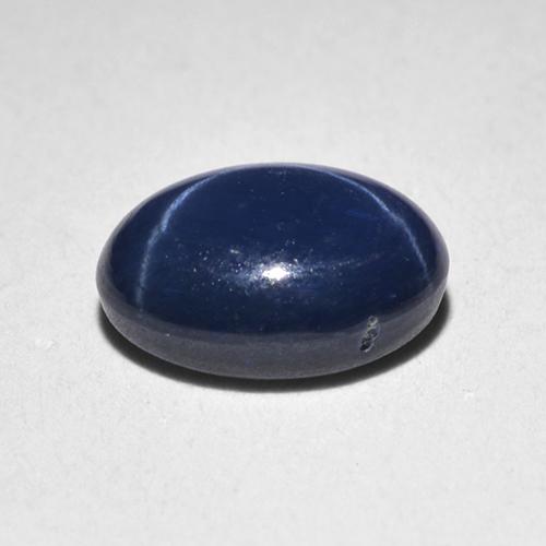 1.28カラットの天然トワイライトブルースターサファイア（7×5.2 mm・オーバルカット）