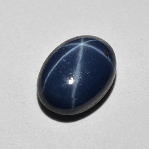 1.18カラットの天然ミッドナイトブルースターサファイア（7.1×5.2 mm・オーバルカット）