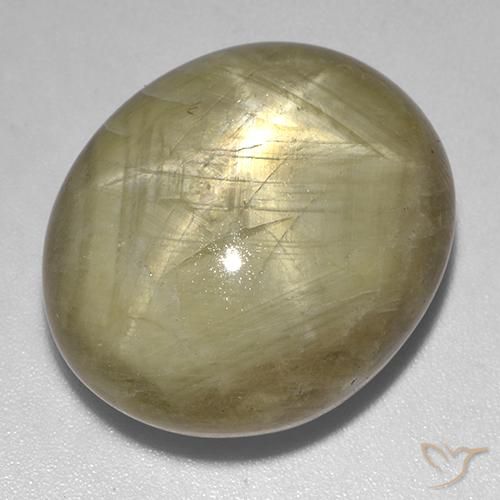 44.94ct 天然 アーシーイエロー スターサファイア, 楕円形, オペーク