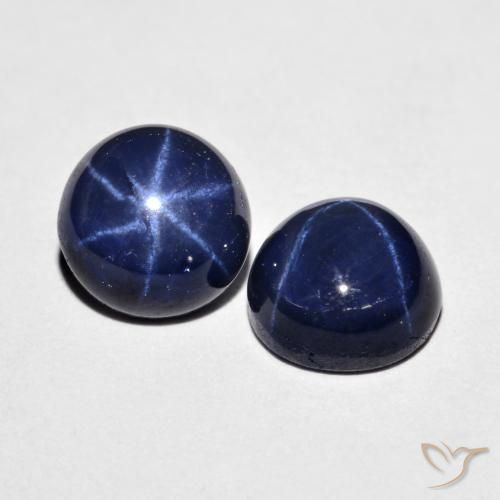 Shop natural 5.16ct ネイビーブルー スターサファイア gems, ラウンド, from タイ at GemSelect. In stock, global shipping!