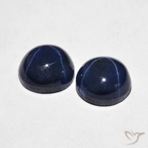 Shop natural 4.88ct ネイビーブルー スターサファイア gems, ラウンド, from タイ at GemSelect. In stock, global shipping!