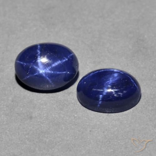Shop natural 3.09ct ネイビーブルー スターサファイア gems, 楕円形, from タイ at GemSelect. In stock, global shipping!