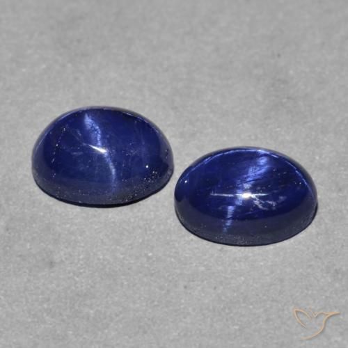 Shop natural 3.09ct ネイビーブルー スターサファイア gems, 楕円形, from タイ at GemSelect. In stock, global shipping!