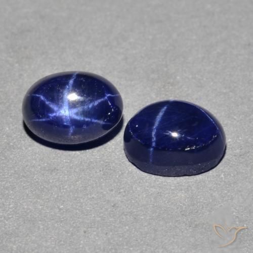 Shop natural 3.46ct ネイビーブルー スターサファイア gems, 楕円形, from タイ at GemSelect. In stock, global shipping!