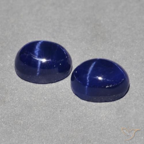Shop natural 3.46ct ネイビーブルー スターサファイア gems, 楕円形, from タイ at GemSelect. In stock, global shipping!