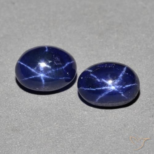 Shop natural 3.10ct ネイビーブルー スターサファイア gems, 楕円形, from タイ at GemSelect. In stock, global shipping!