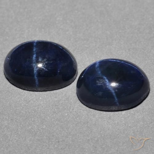 Shop natural 3.21ct ディープブルー スターサファイア gems, 楕円形, from タイ at GemSelect. In stock, global shipping!