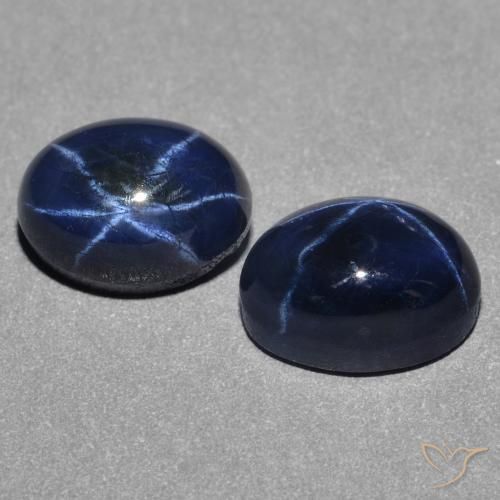 Shop natural 3.46ct ダークブルー スターサファイア gems, 楕円形, from タイ at GemSelect. In stock, global shipping!