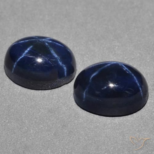 Shop natural 3.46ct ダークブルー スターサファイア gems, 楕円形, from タイ at GemSelect. In stock, global shipping!