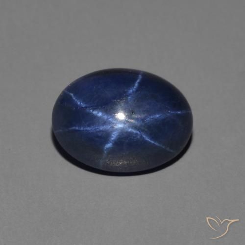 1.63ct 天然 ロイヤルブルー スターサファイア, 楕円形, オペーク
