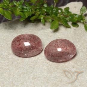 Shop natural 9.10ct ローズピンク ストロベリークォーツ gems, 楕円形, from ロシア at GemSelect. In stock, global shipping!