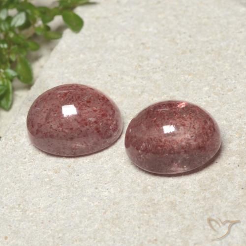 Shop natural 9.40ct ミディアムピンク ストロベリークォーツ gems, 楕円形, from ロシア at GemSelect. In stock, global shipping!