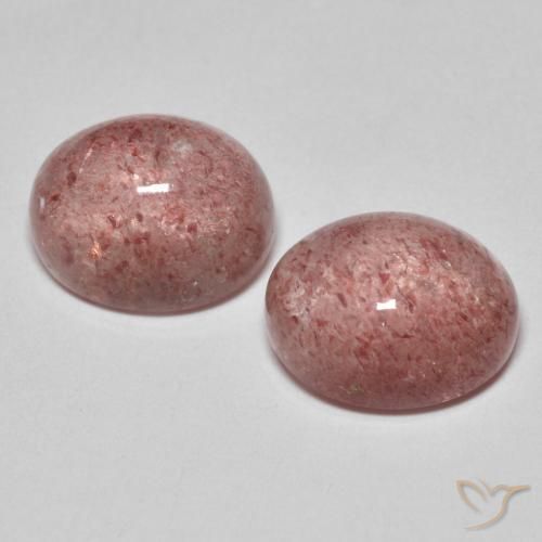 Shop natural 7.31ct ディープピンク ストロベリークォーツ gems, 楕円形, from ロシア at GemSelect. In stock, global shipping!