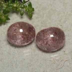 Shop natural 8.31ct ダークピンク ストロベリークォーツ gems, 楕円形, from ロシア at GemSelect. In stock, global shipping!