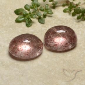 Shop natural 7.17ct ローズピンク ストロベリークォーツ gems, 楕円形, from ロシア at GemSelect. In stock, global shipping!