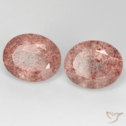 Shop natural 6.97ct ミディアムピンク ストロベリークォーツ gems, 楕円形, from ロシア at GemSelect. In stock, global shipping!