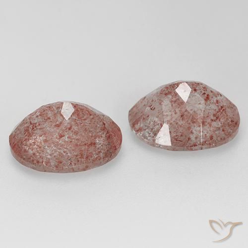 Shop natural 6.97ct ミディアムピンク ストロベリークォーツ gems, 楕円形, from ロシア at GemSelect. In stock, global shipping!