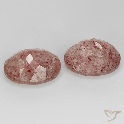Shop natural 6.73ct ミディアムピンク ストロベリークォーツ gems, 楕円形, from ロシア at GemSelect. In stock, global shipping!