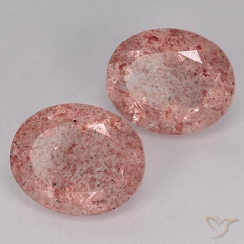 Shop natural 6.78ct ミディアムピンク ストロベリークォーツ gems, 楕円形, from ロシア at GemSelect. In stock, global shipping!