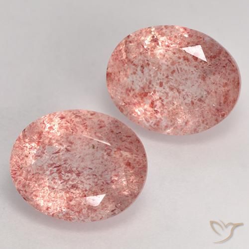 Shop natural 7.16ct ミディアム薄いピンク ストロベリークォーツ gems, 楕円形, from ロシア at GemSelect. In stock, global shipping!