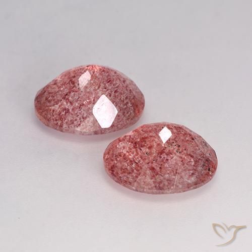 Shop natural 6.69ct ディープレッド ストロベリークォーツ gems, 楕円形, from ロシア at GemSelect. In stock, global shipping!