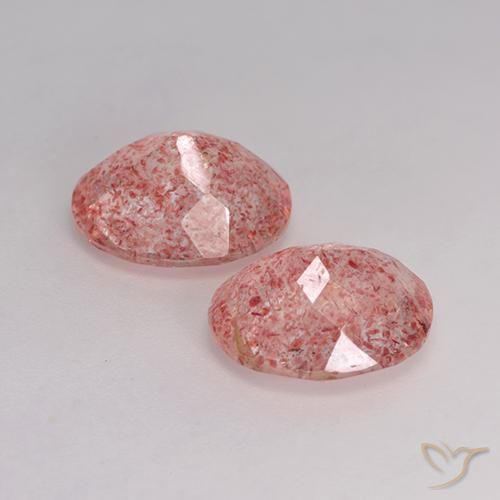 Shop natural 6.04ct ライトローズピンク ストロベリークォーツ gems, 楕円形, from ロシア at GemSelect. In stock, global shipping!