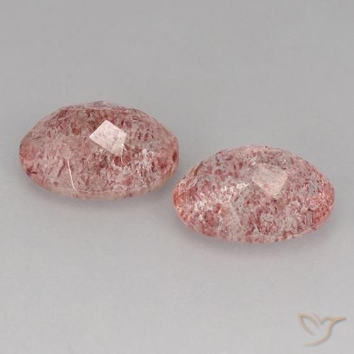 Shop natural 3.45ct ミディアムピンク ストロベリークォーツ gems, 楕円形, from ブラジル at GemSelect. In stock, global shipping!