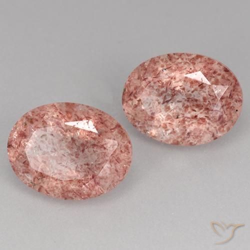 Shop natural 3.60ct アーシーピンク ストロベリークォーツ gems, 楕円形, from ブラジル at GemSelect. In stock, global shipping!