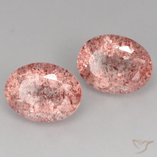 Shop natural 3.52ct ライトローズピンク ストロベリークォーツ gems, 楕円形, from ブラジル at GemSelect. In stock, global shipping!