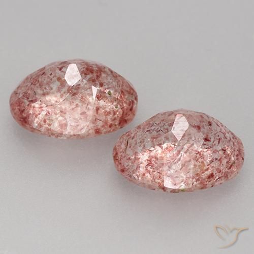 Shop natural 3.50ct ライトローズピンク ストロベリークォーツ gems, 楕円形, from ブラジル at GemSelect. In stock, global shipping!