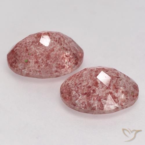 Shop natural 3.33ct ミディアムピンク ストロベリークォーツ gems, 楕円形, from ブラジル at GemSelect. In stock, global shipping!