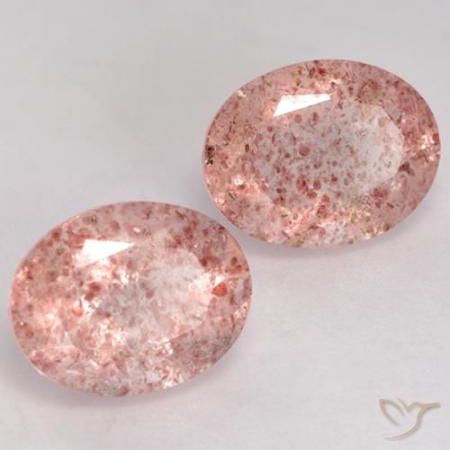 Shop natural 3.50ct ミディアムピンク ストロベリークォーツ gems, 楕円形, from ブラジル at GemSelect. In stock, global shipping!