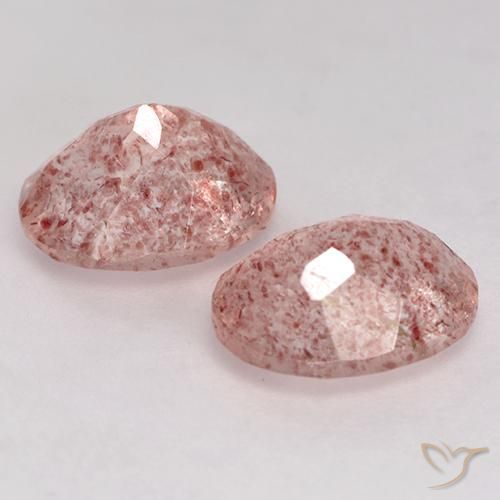 Shop natural 3.50ct ミディアムピンク ストロベリークォーツ gems, 楕円形, from ブラジル at GemSelect. In stock, global shipping!