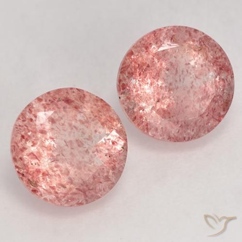Shop natural 2.47ct ミディアムピンク ストロベリークォーツ gems, ラウンド, from ロシア at GemSelect. In stock, global shipping!