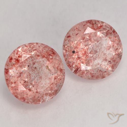 Shop natural 2.38ct ライトローズピンク ストロベリークォーツ gems, ラウンド, from ロシア at GemSelect. In stock, global shipping!