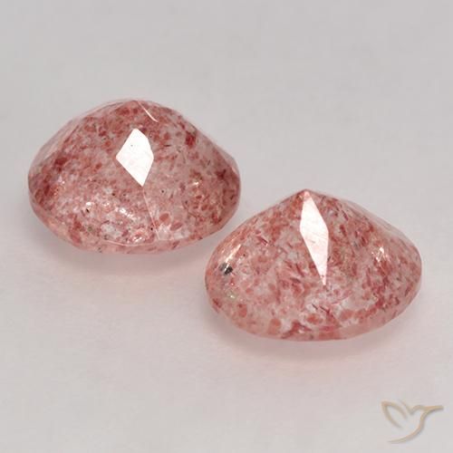 Shop natural 2.38ct ライトローズピンク ストロベリークォーツ gems, ラウンド, from ロシア at GemSelect. In stock, global shipping!