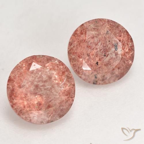Shop natural 2.45ct ローズピンク ストロベリークォーツ gems, ラウンド, from ロシア at GemSelect. In stock, global shipping!