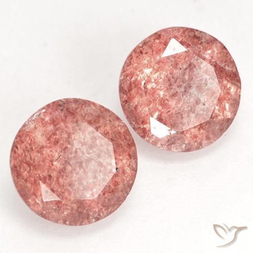 Shop natural 2.25ct ローズピンク ストロベリークォーツ gems, ラウンド, from ロシア at GemSelect. In stock, global shipping!