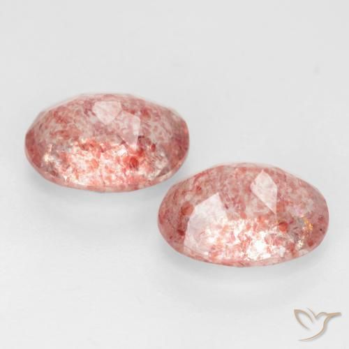 Shop natural 2.58ct ミディアムピンク ストロベリークォーツ gems, 楕円形, from ロシア at GemSelect. In stock, global shipping!