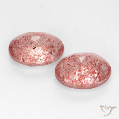 Shop natural 2.38ct ミディアムピンク ストロベリークォーツ gems, 楕円形, from ロシア at GemSelect. In stock, global shipping!