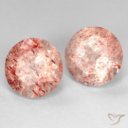 Shop natural 5.33ct ライトピンク ストロベリークォーツ gems, ラウンド, from ロシア at GemSelect. In stock, global shipping!