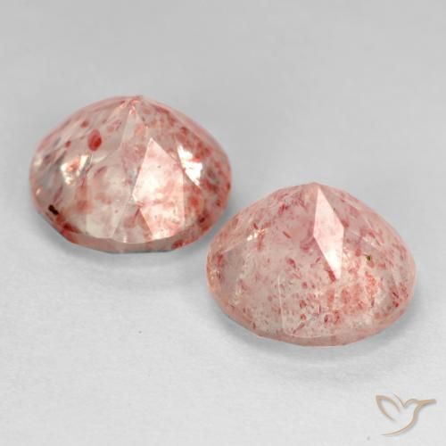 Shop natural 5.33ct ライトピンク ストロベリークォーツ gems, ラウンド, from ロシア at GemSelect. In stock, global shipping!