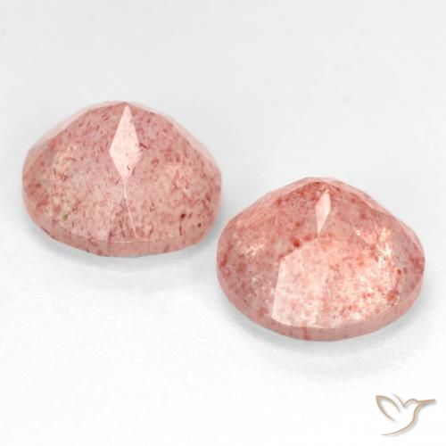 Shop natural 5.52ct ライトローズピンク ストロベリークォーツ gems, ラウンド, from ロシア at GemSelect. In stock, global shipping!