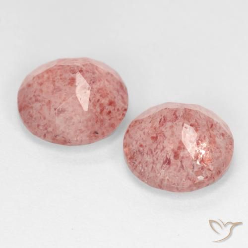 Shop natural 4.89ct ミディアム薄いピンク ストロベリークォーツ gems, ラウンド, from ロシア at GemSelect. In stock, global shipping!