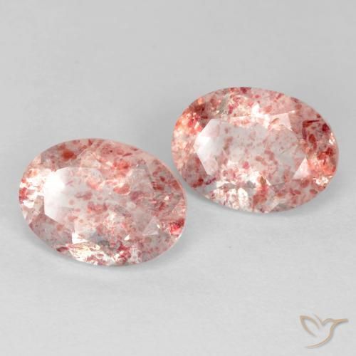 Shop natural 2.47ct 薄いホットピンク ストロベリークォーツ gems, 楕円形, from ロシア at GemSelect. In stock, global shipping!