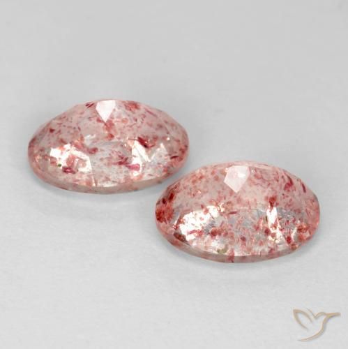Shop natural 2.47ct 薄いホットピンク ストロベリークォーツ gems, 楕円形, from ロシア at GemSelect. In stock, global shipping!