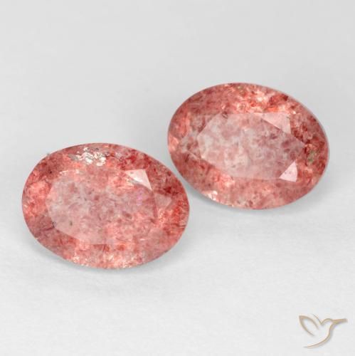Shop natural 2.39ct ディープピンク ストロベリークォーツ gems, 楕円形, from ロシア at GemSelect. In stock, global shipping!