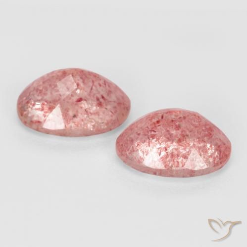 Shop natural 2.39ct ライトピンク ストロベリークォーツ gems, 楕円形, from ロシア at GemSelect. In stock, global shipping!
