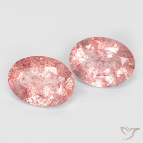 Shop natural 2.33ct 薄いホットピンク ストロベリークォーツ gems, 楕円形, from ロシア at GemSelect. In stock, global shipping!